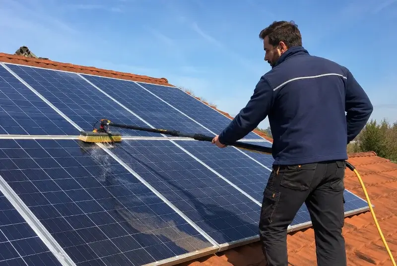 Nettoyage et entretien de panneaux solaires à Cercié