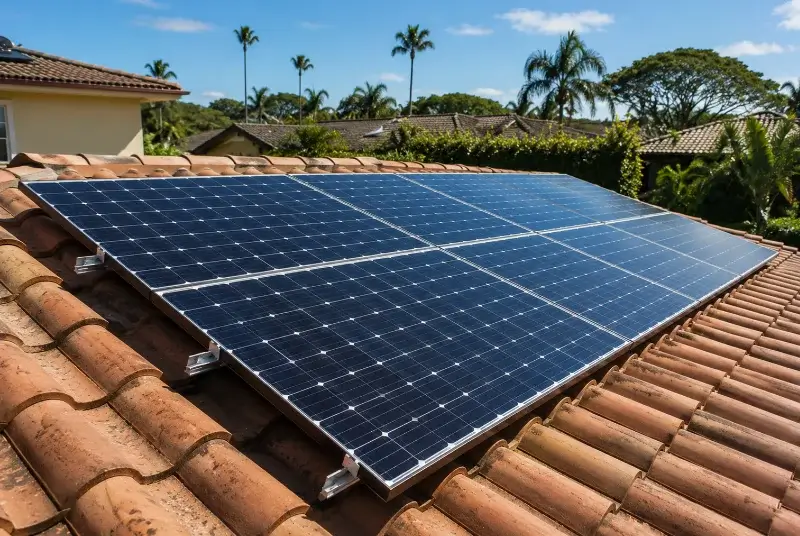 Installation de panneaux solaires à Cercié